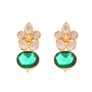22K Gold Plated Verdant Bloom Studs