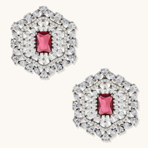 CZ Stone Statement Pendant Set
