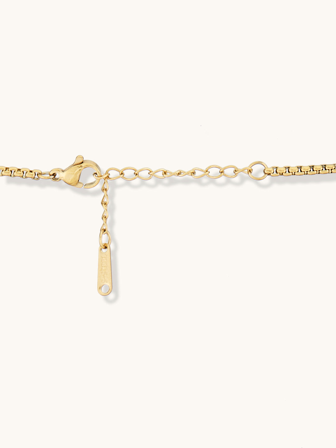Gold-toned Geometric Pendant Necklace