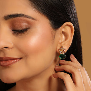 22K Gold Plated Verdant Bloom Studs