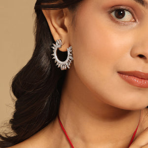 Leafy Brilliance Anti Tarnish Studs