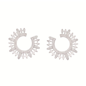 Leafy Brilliance Anti Tarnish Studs